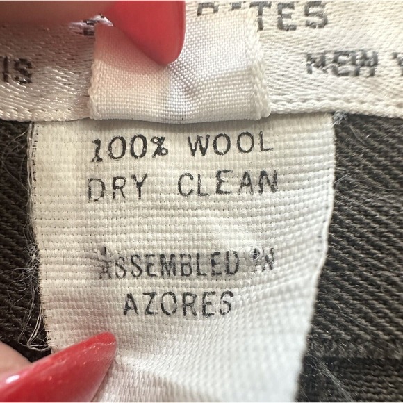 Christian Dior Separates Knee Length Skirt Olive Green Size 8 Pleated 100% Wool - Picture 8 of 12